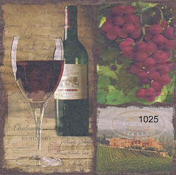 Rött vin och druvor  