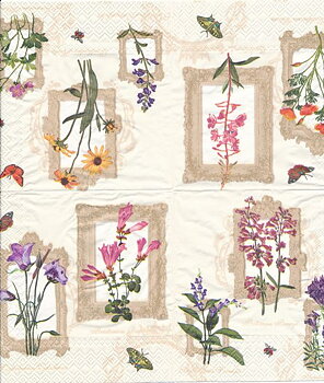 Små tavlor med blommor