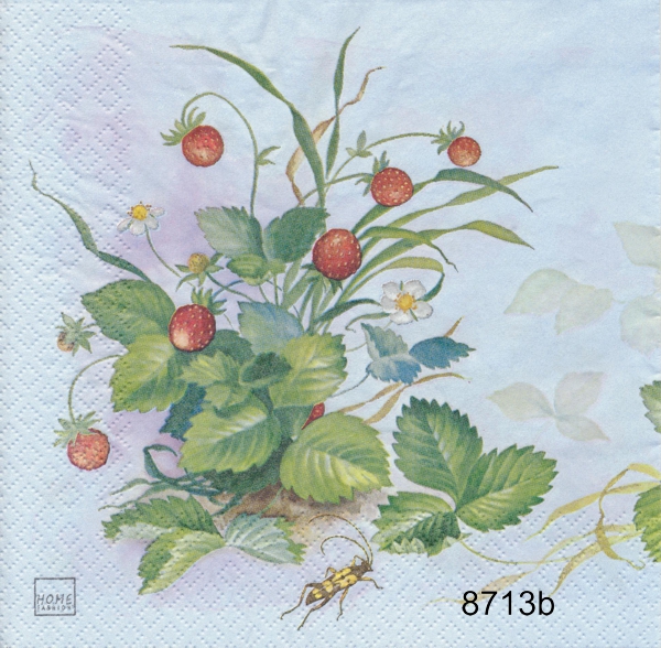 Blommor och smultron olika motiv  - 2