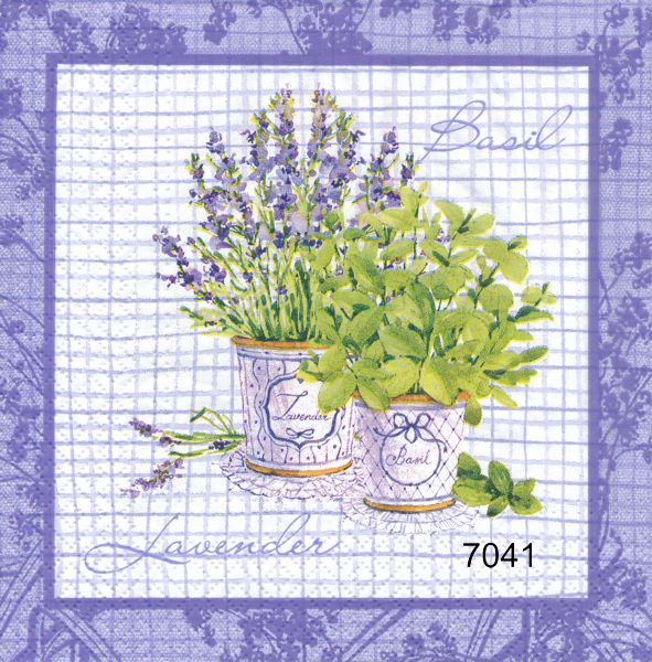 BASILIKA OCH LAVENDEL