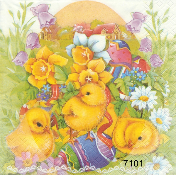 Kycklingar och påskägg
