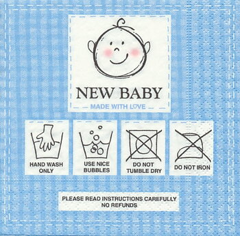 New baby blå