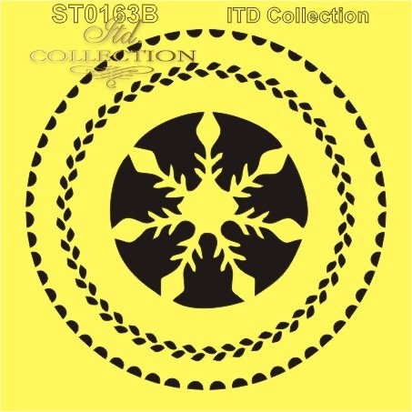 Stencil 16X16 cm    ST0163B