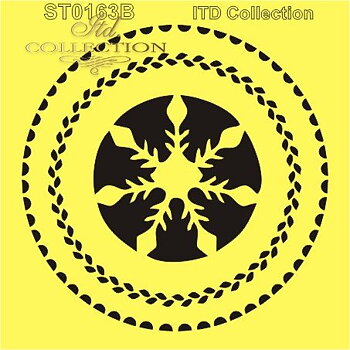 Stencil 16X16 cm    ST0163B