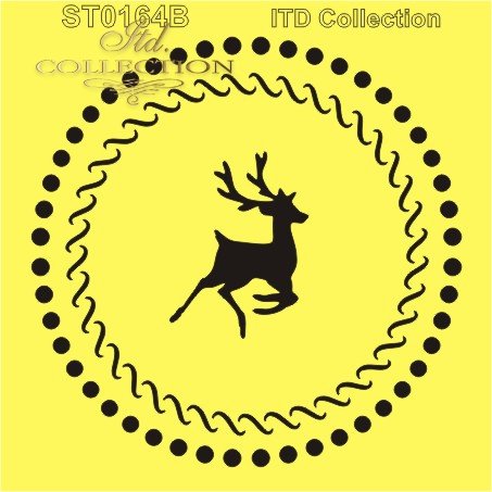 Stencil 16X16 cm    ST0164B