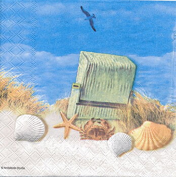 På stranden (olika motiv) 