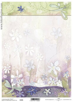 Scrapbooking paper ensidigt  A4 SCM 005