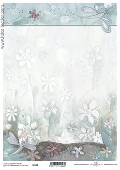 Scrapbooking paper ensidigt  A4 SCM 006