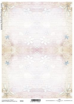 Scrapbooking paper ensidigt  A4 SCM 016