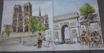 Paris 4 olika bilder