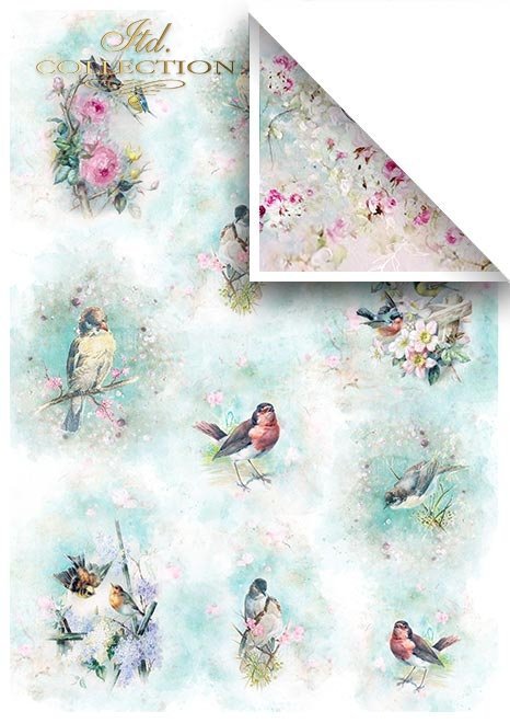  Scrapbooking papers SCRAP-054 ''Shabby Chic for Spring'' - 8