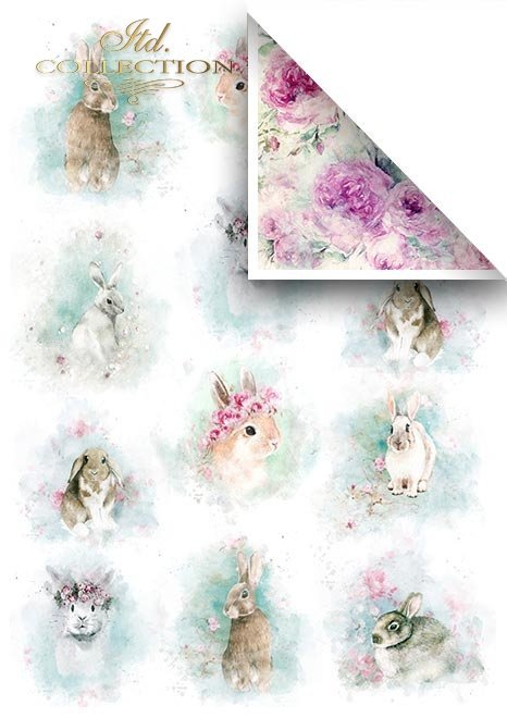  Scrapbooking papers SCRAP-054 ''Shabby Chic for Spring'' - 5