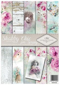  Scrapbooking papers SCRAP-054 ''Shabby Chic for Spring''