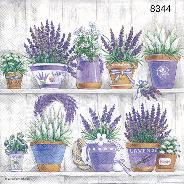 Lavendel på hylla  