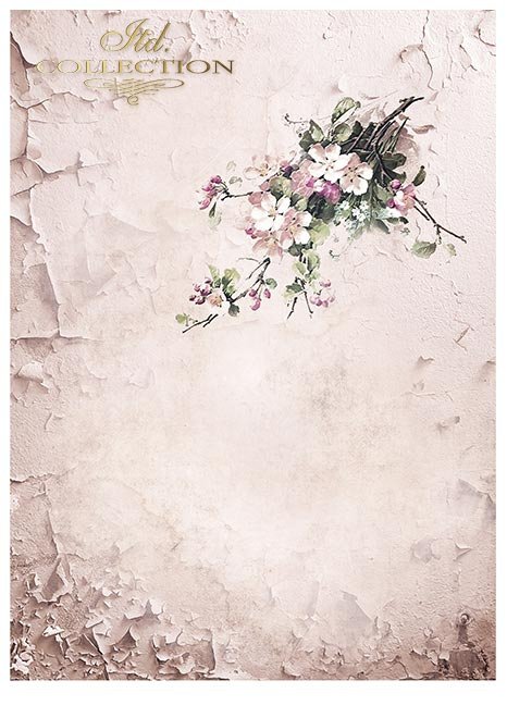 Scrapbooking papers SCRAP-045 ''Rosy summertime'' - 16
