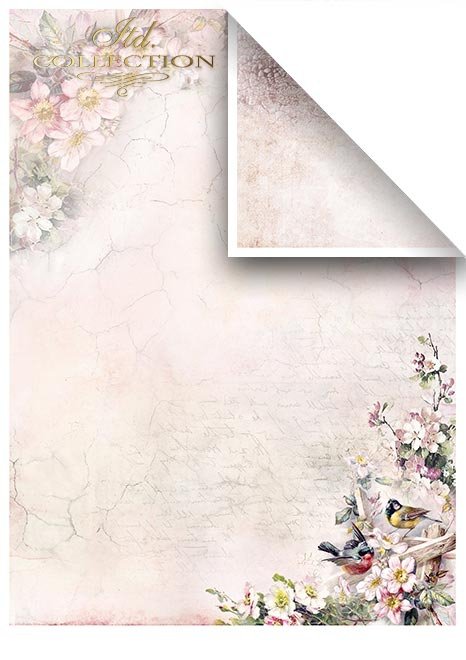 Scrapbooking papers SCRAP-045 ''Rosy summertime'' - 4