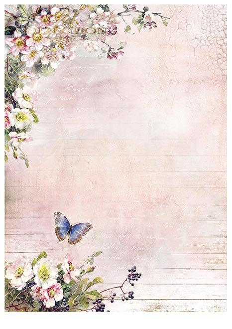 Scrapbooking papers SCRAP-045 ''Rosy summertime'' - 14
