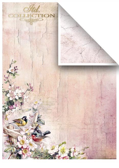 Scrapbooking papers SCRAP-045 ''Rosy summertime'' - 7