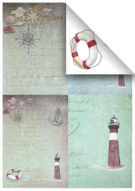  Scrapbooking papers SCRAP-047 ''Seafaring adventure'' - 17