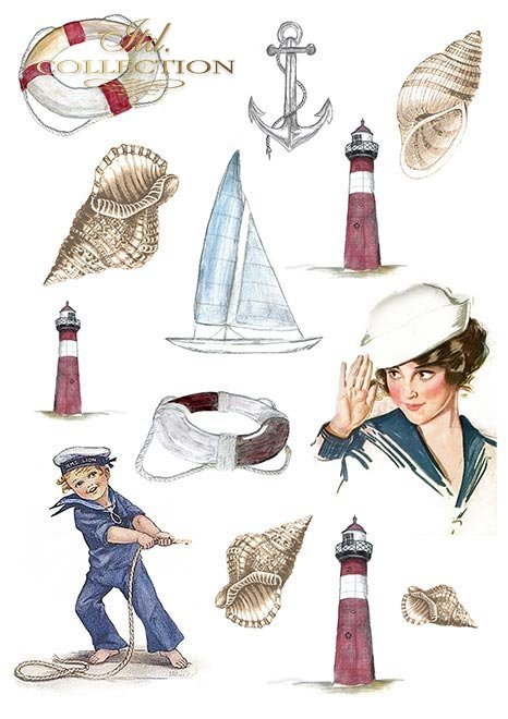  Scrapbooking papers SCRAP-047 ''Seafaring adventure'' - 16