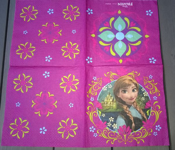 Frozen (bilden visar hela servetten)