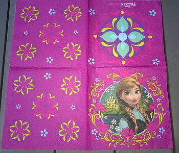 Frozen (bilden visar hela servetten)