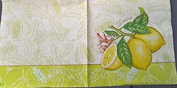 Citroner (visar halva servetten)