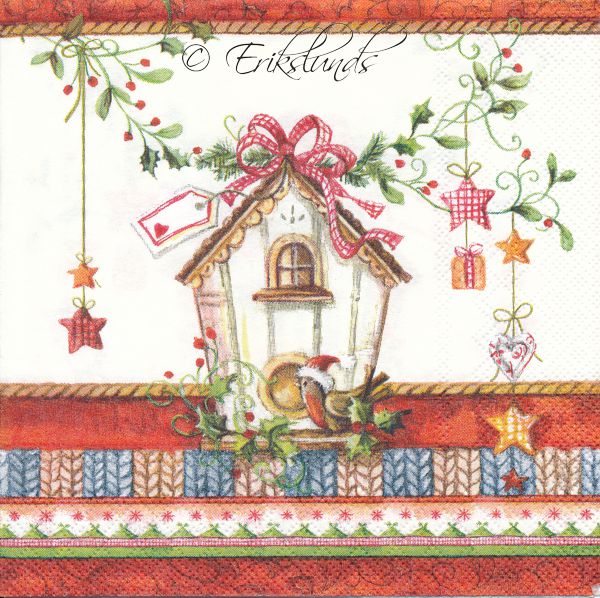 Fågelholk i Jultid