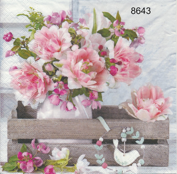 Rosa blombukett 