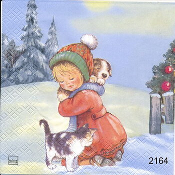 Flicka med smådjur