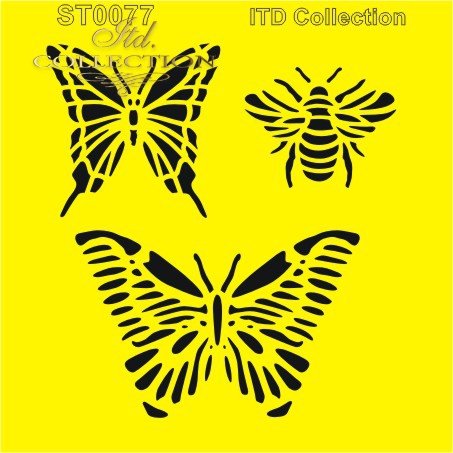 Stencil 16X16 cm    ST0077B