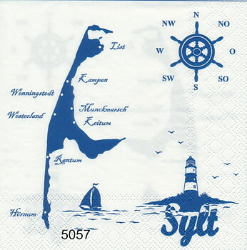 Sylt med marina motiv 