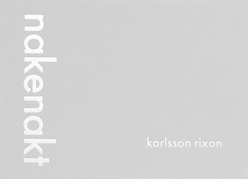 Annica Karlsson Rixon - Nakenakt