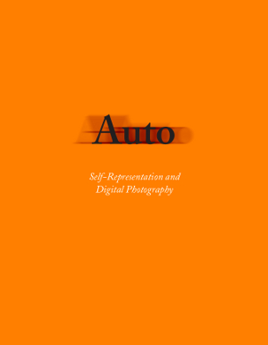 Auto - Self-Representation and Digital Photography