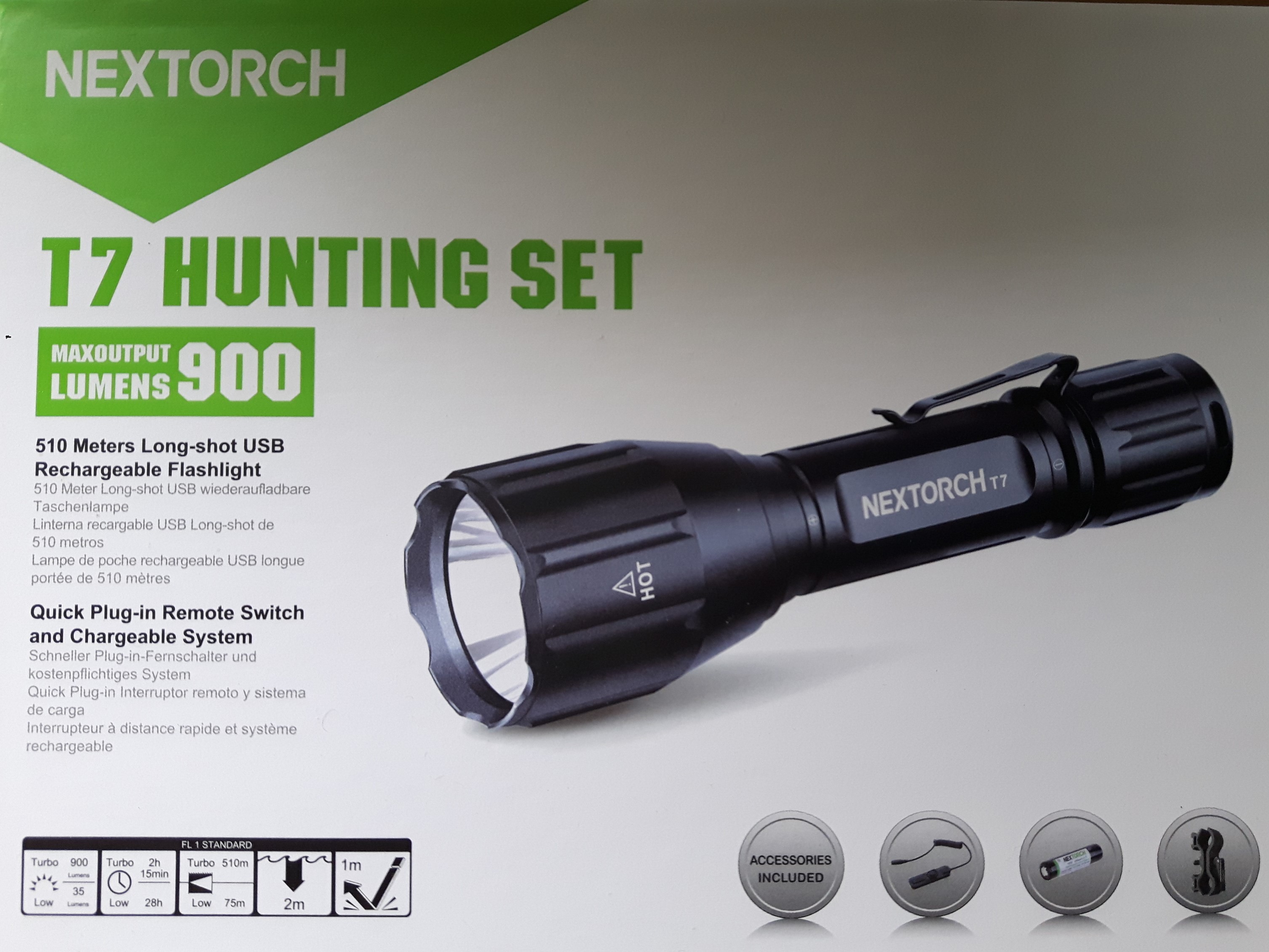 Vapenlampa  Nextorch T7  - 2