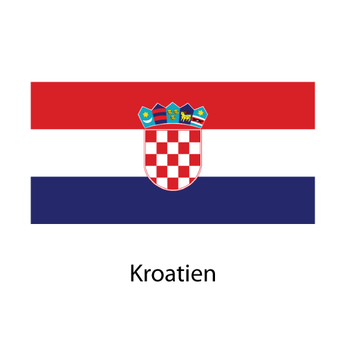 Kroatiens fasadflagga - 2