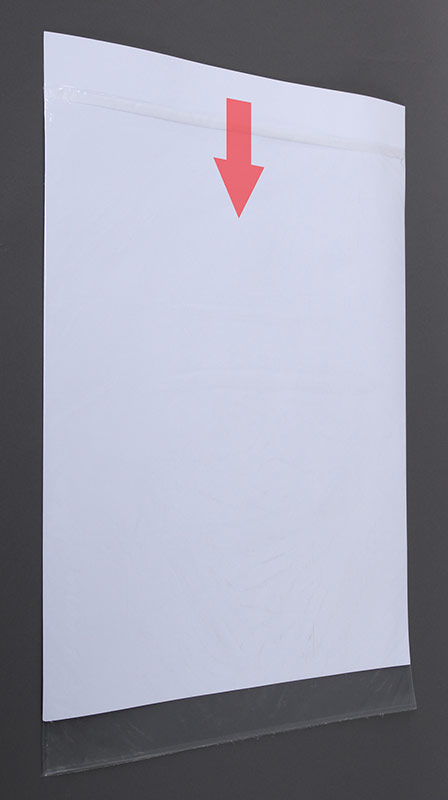 Vattentålig Plastficka för affisch, 70x100 cm