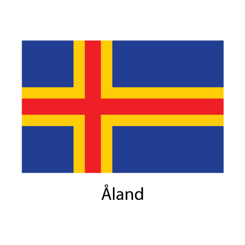 Åland Flagga - 2