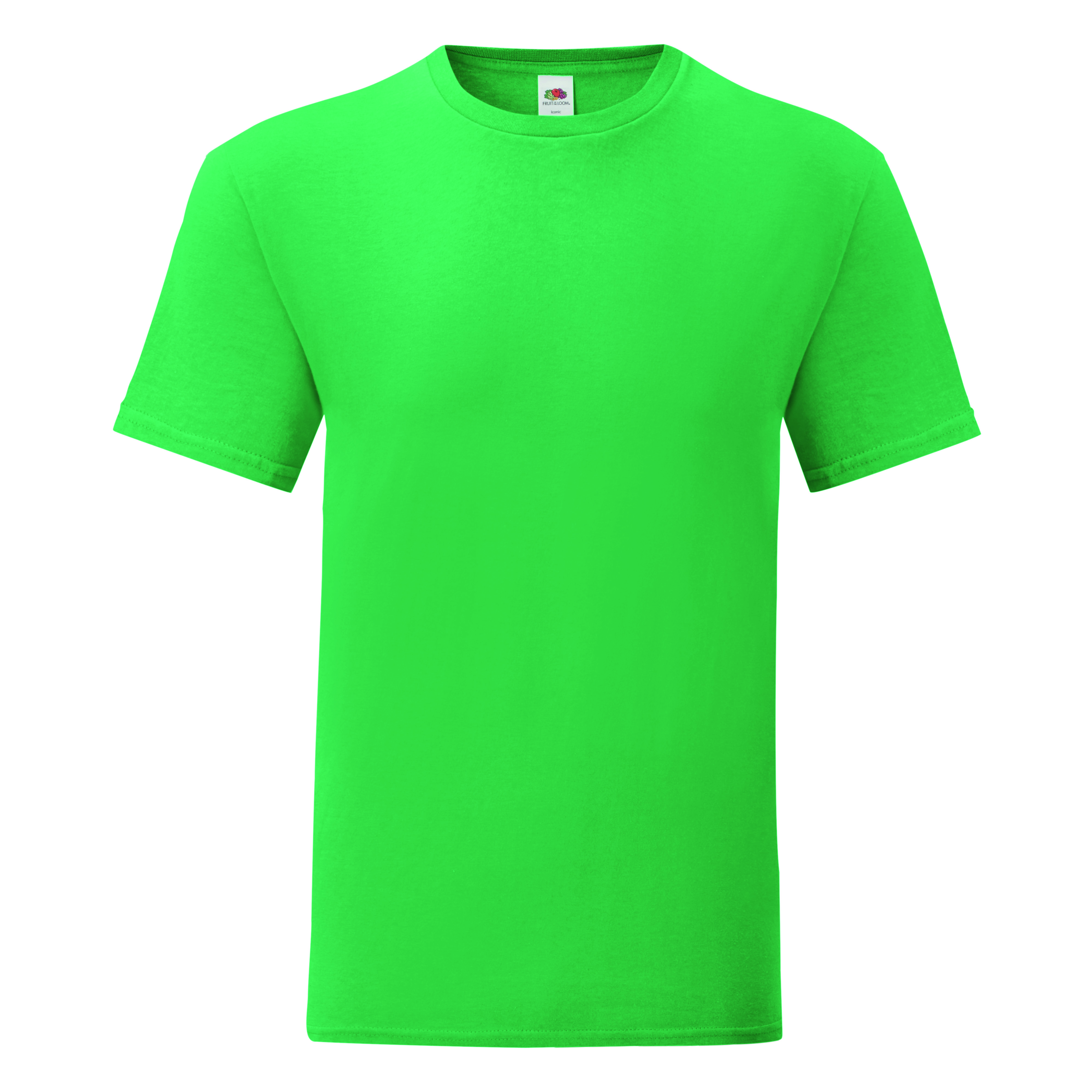 Iconic ringspunnen T-shirt med 1st 1-färgstryck  - 19
