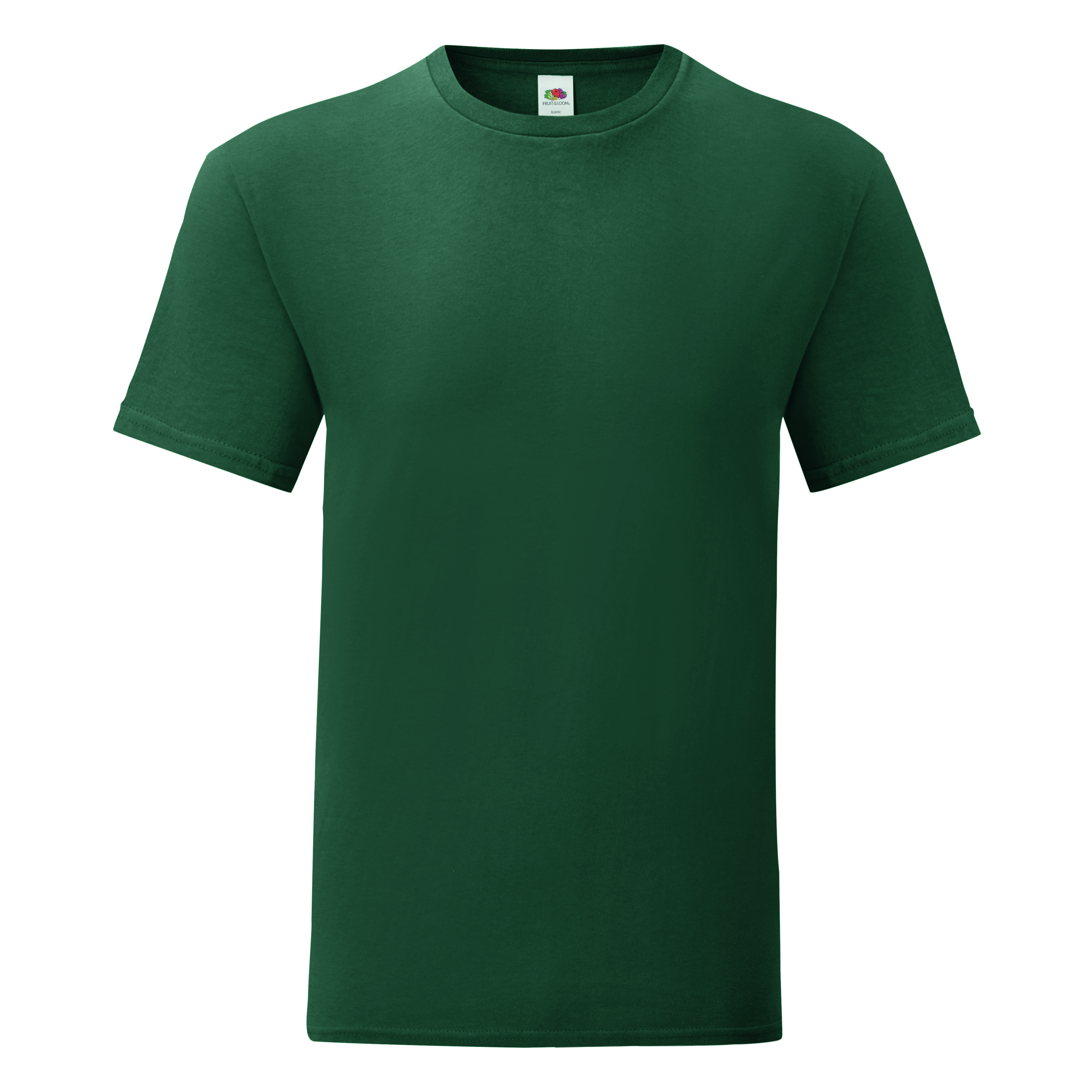 Iconic ringspunnen T-shirt med 1st 1-färgstryck  - 21