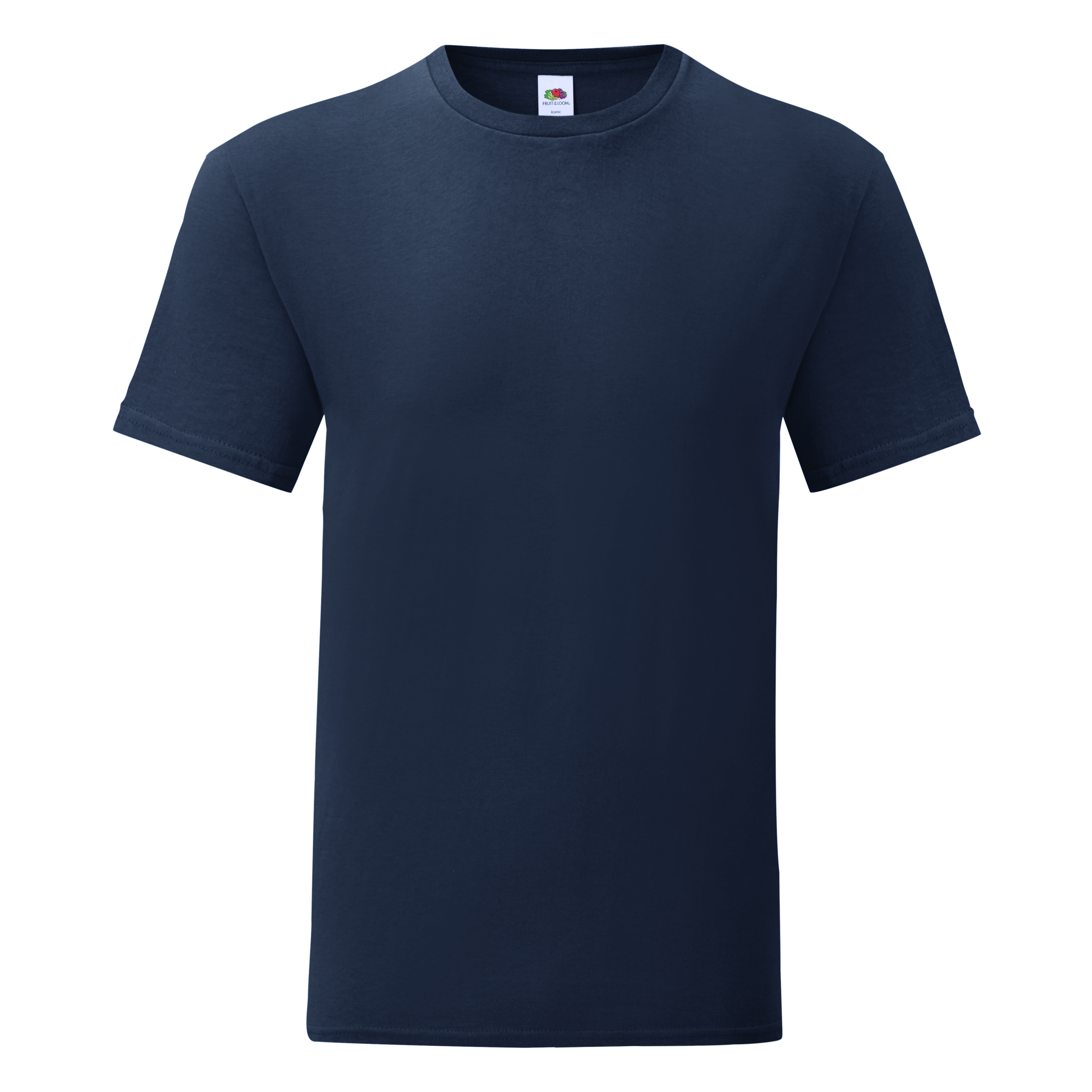 Iconic ringspunnen T-shirt med 1st 1-färgstryck  - 14