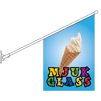 Mjukglass Flagga