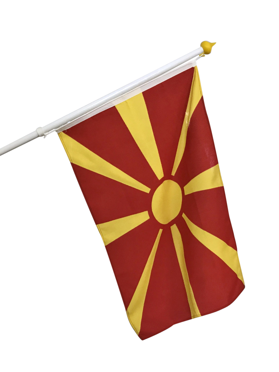 Makedoniens fasadflagga