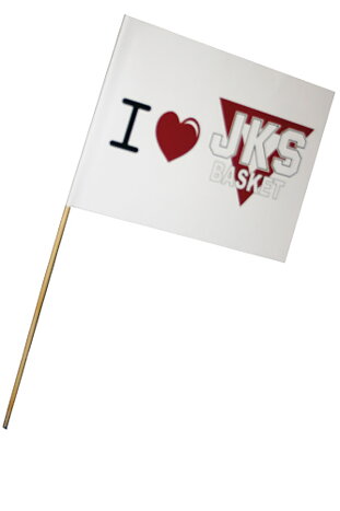 Handflagga i papper med träpinne pris från: