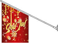 God Jul Flagga