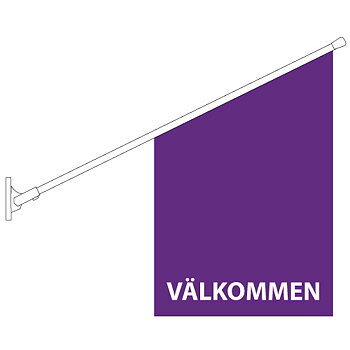 Välkommen Butiksflagga