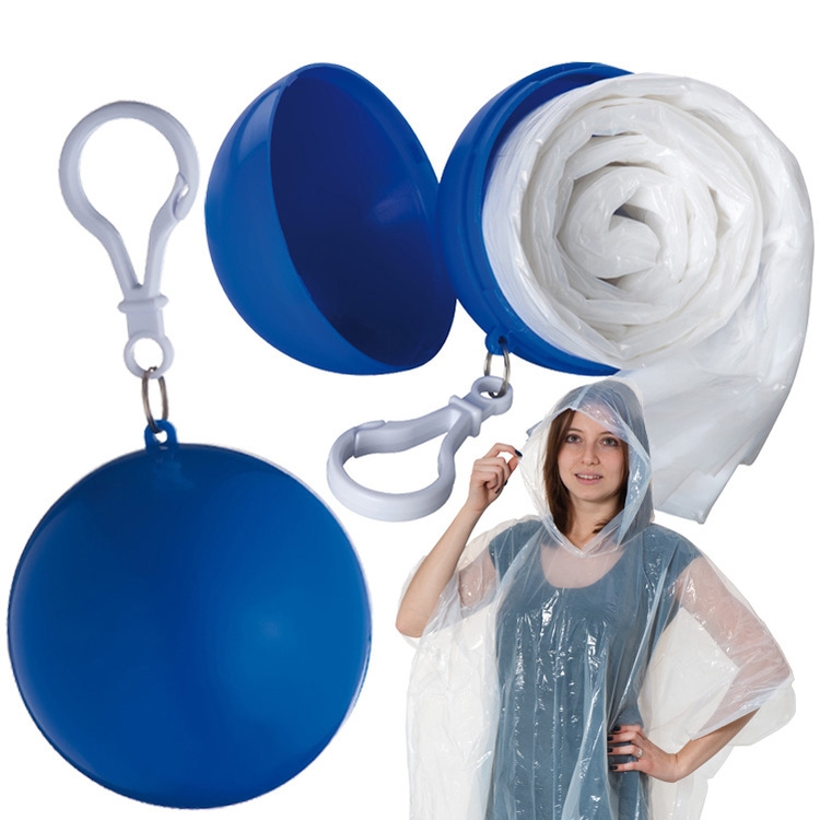 Poncho i plastboll