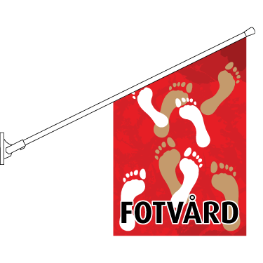 Butiksflagga FOTVÅRD - 2