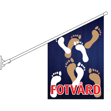 Butiksflagga FOTVÅRD