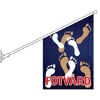 Butiksflagga FOTVÅRD